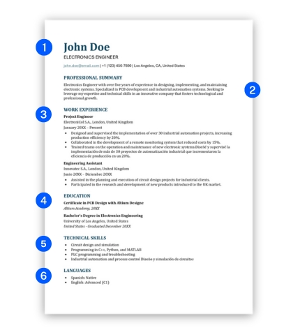 best ats resume template